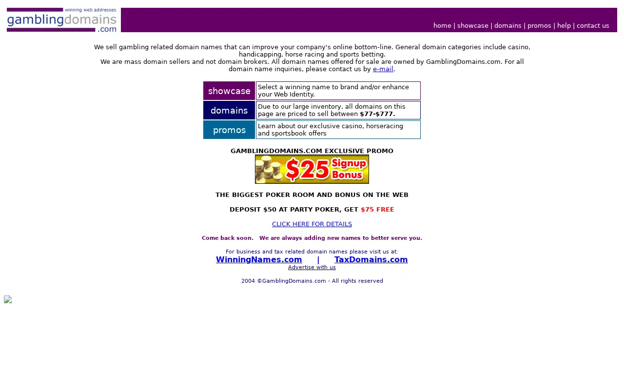 betking.com in 2004