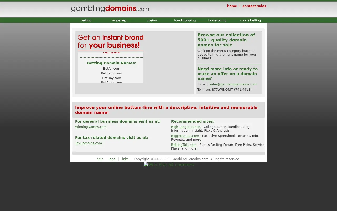 betking.com in 2005