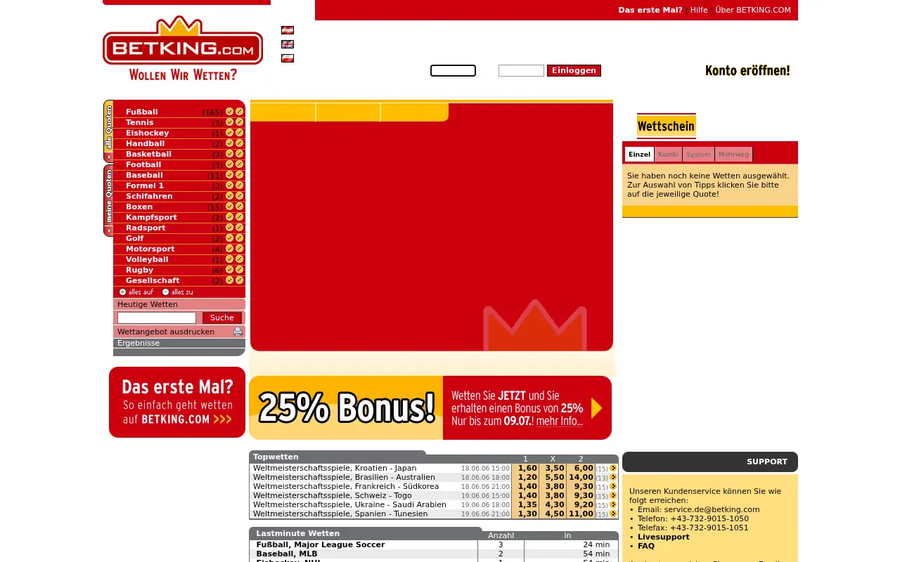 betking.com in 2006