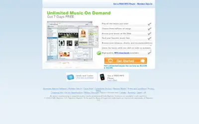napster.com in 2008
