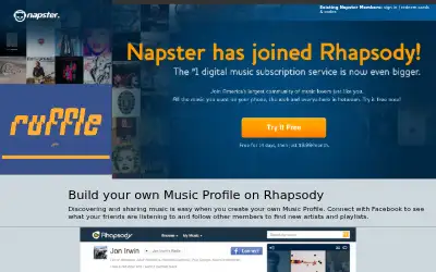 napster.com in 2012