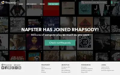 napster.com in 2015