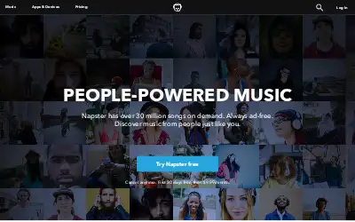 napster.com in 2017