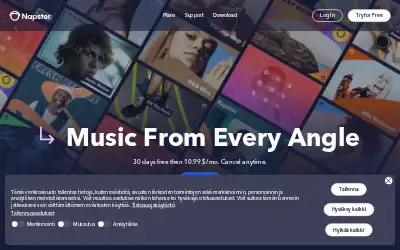 napster.com on November 15, 2023
