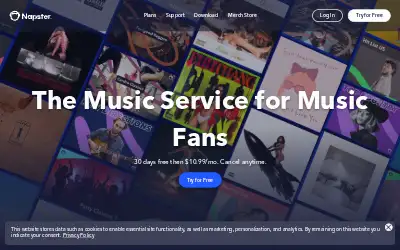 napster.com in 2024