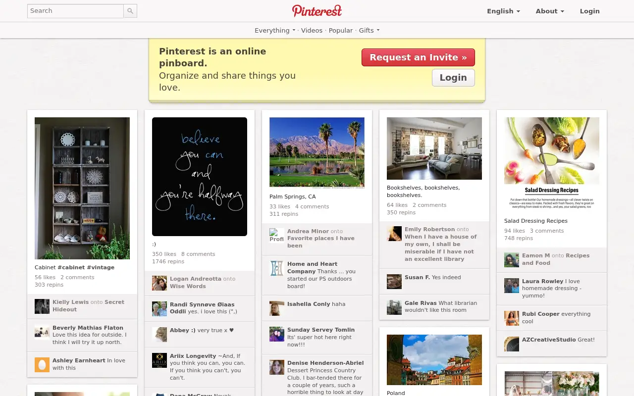pinterest.com in 2012