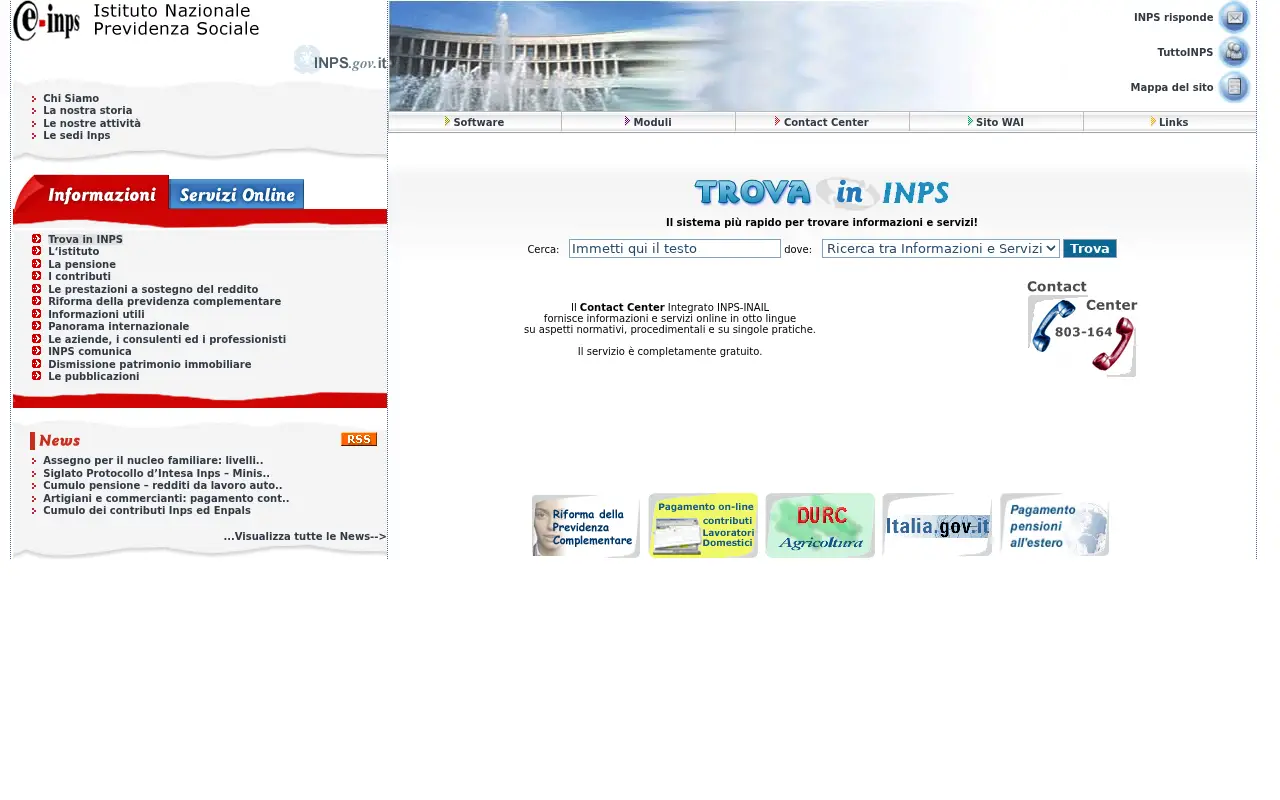 inps.it in 2007