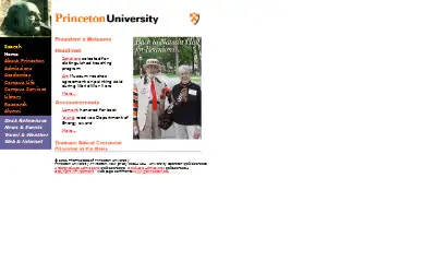 princeton.edu in 2001