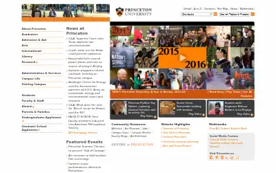 princeton.edu in 2016