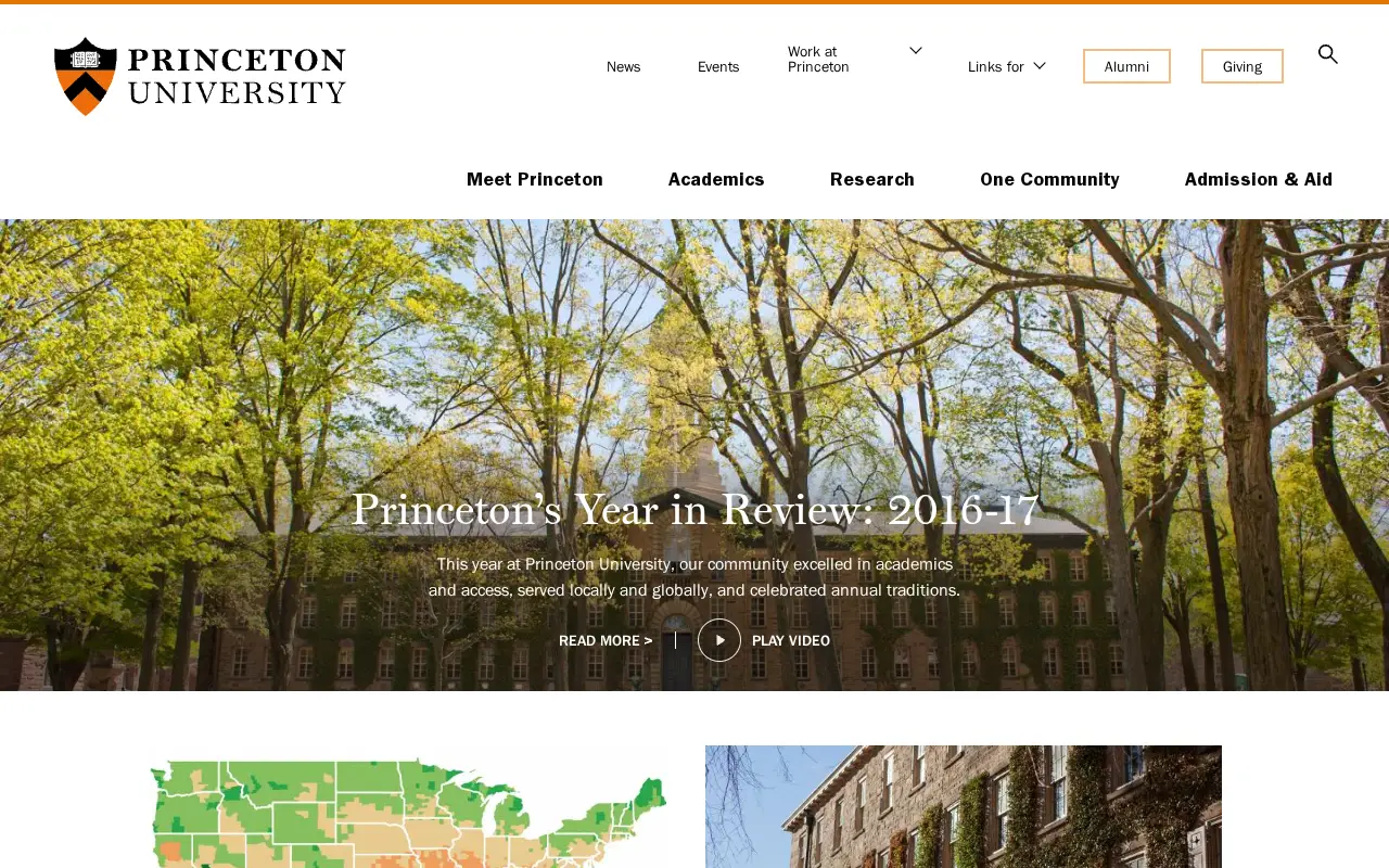 princeton.edu in 2017