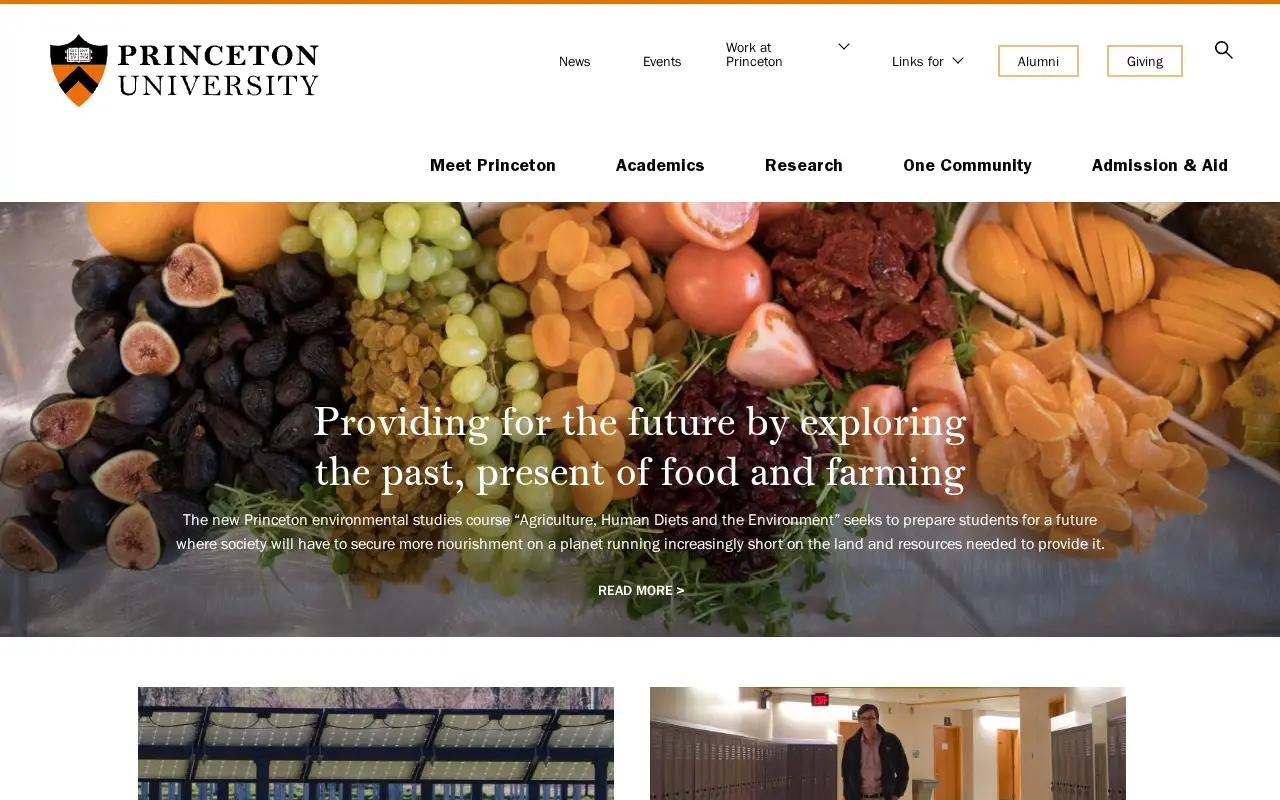 princeton.edu in 2018