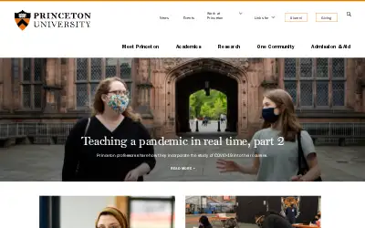 princeton.edu in 2021