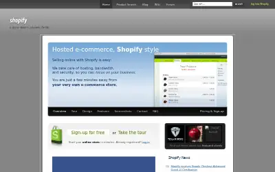 shopify.com in 2008