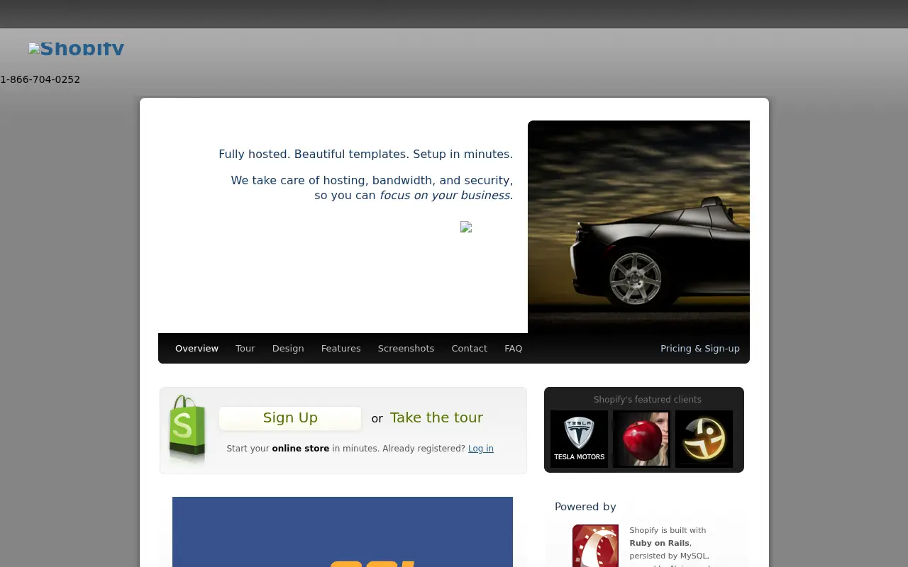 shopify.com on July 3, 2009