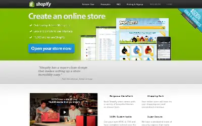 shopify.com in 2011