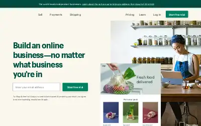 shopify.com in 2020