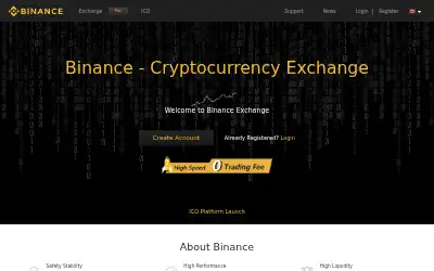 binance.com in 2017