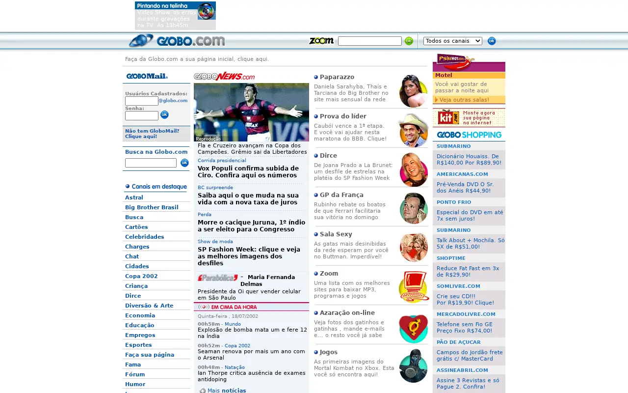 globo.com in 2002