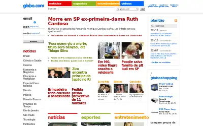 globo.com in 2008