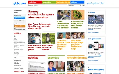 globo.com in 2009