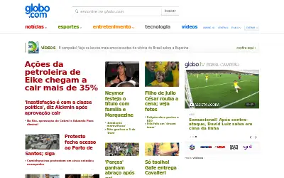 globo.com in 2013