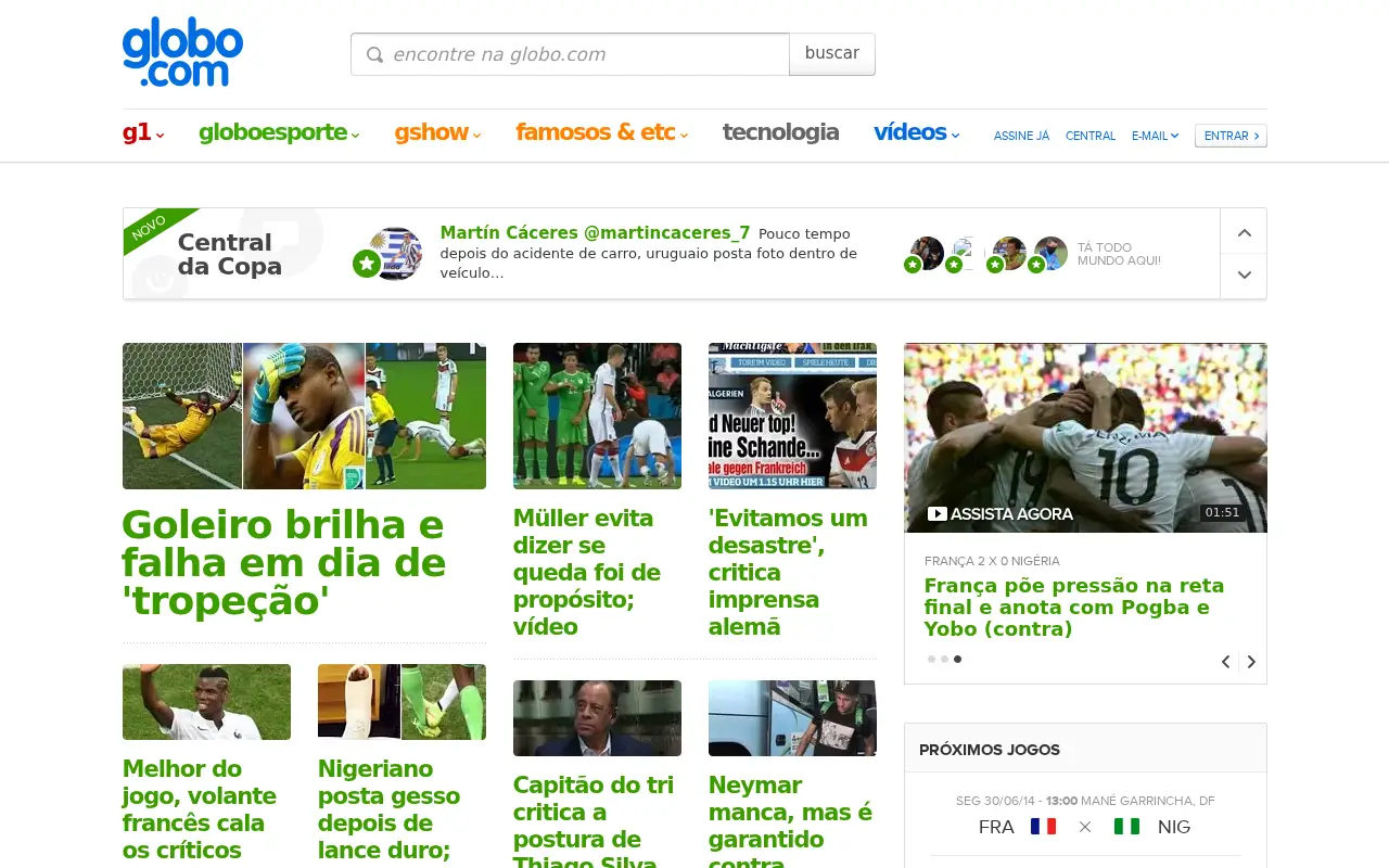 globo.com in 2014