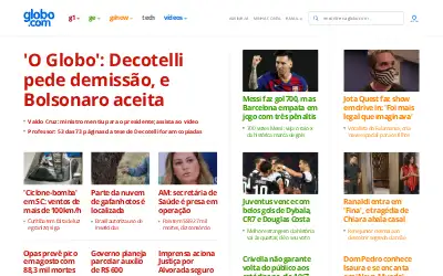 globo.com in 2020