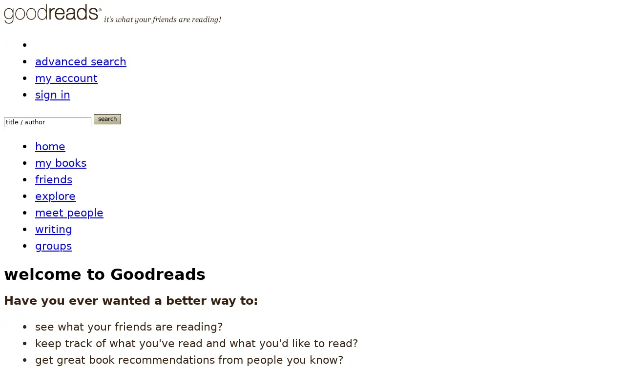 goodreads.com on June 30, 2007