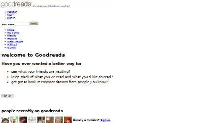 goodreads.com in 2008