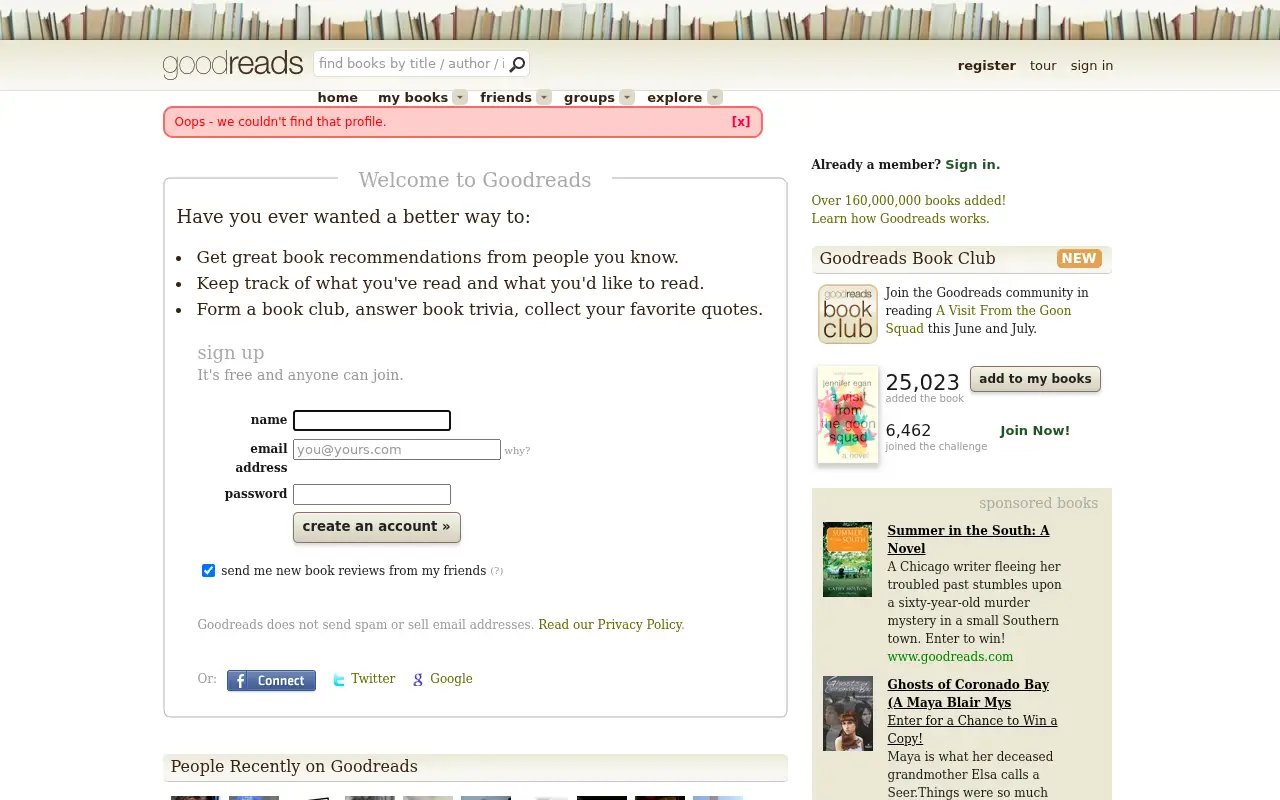 goodreads.com on July 1, 2011