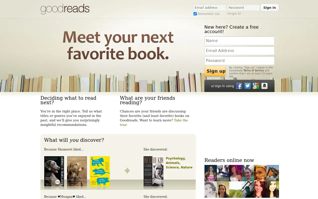 goodreads.com in 2014