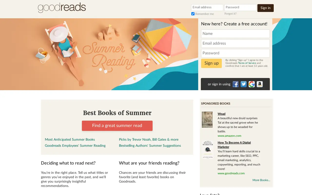 goodreads.com in 2019