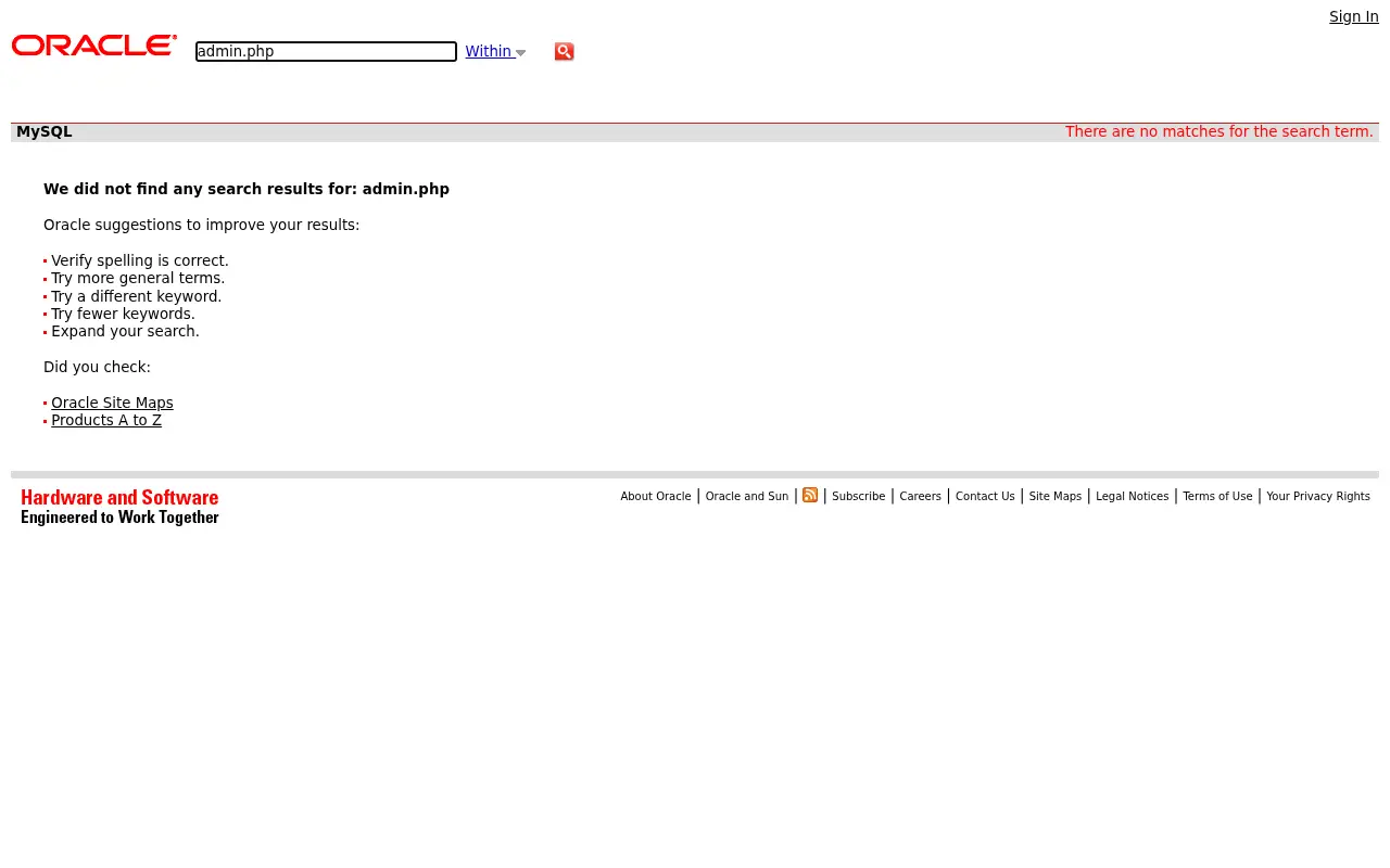 mysql.com in 2000