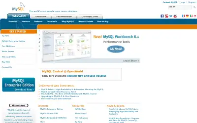 mysql.com in 2014