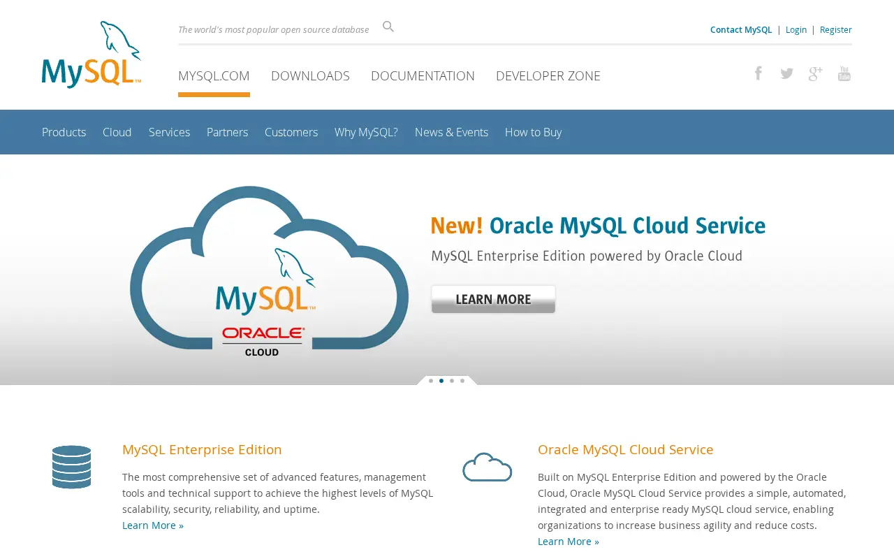 mysql.com in 2017