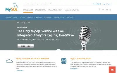 mysql.com in 2021