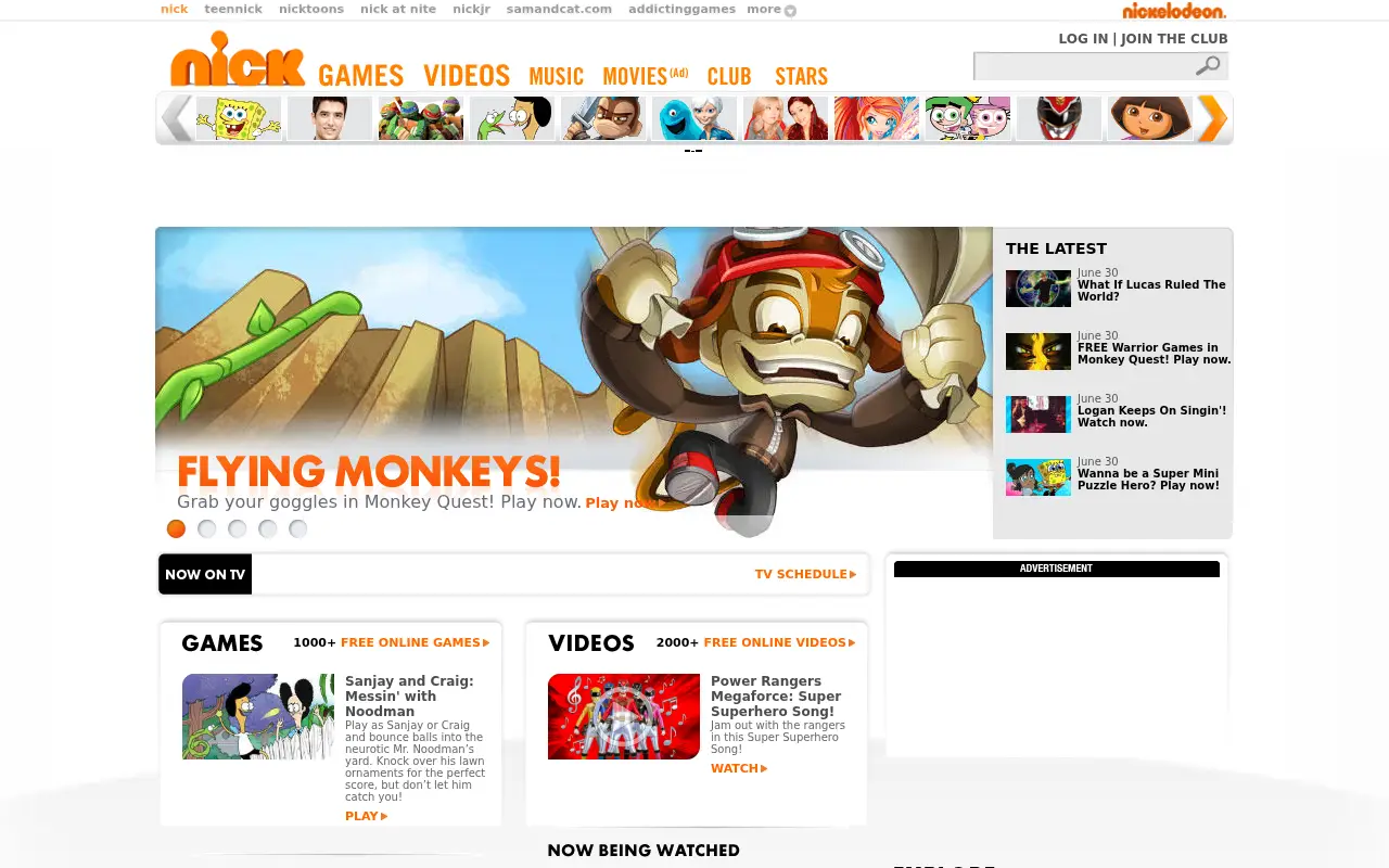 nick.com on July 1, 2013
