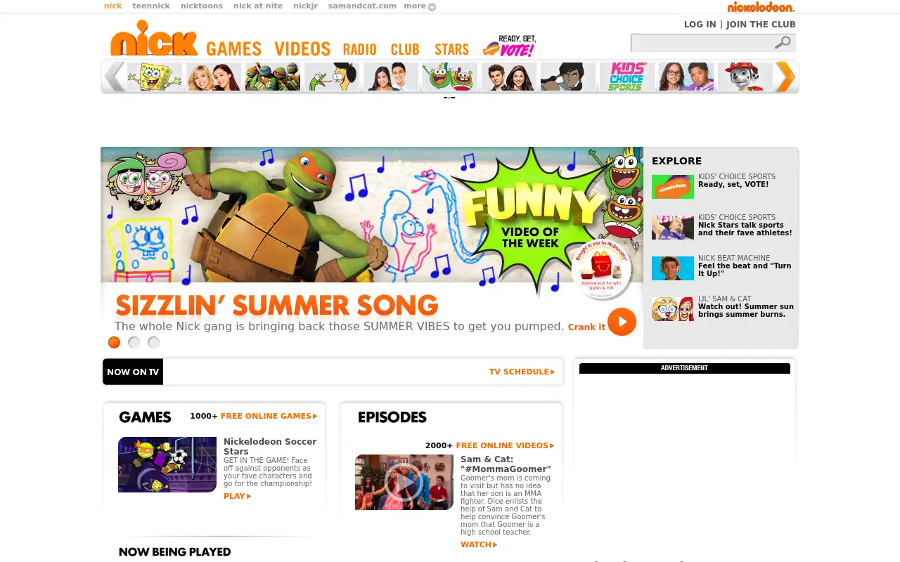 nick.com in 2014