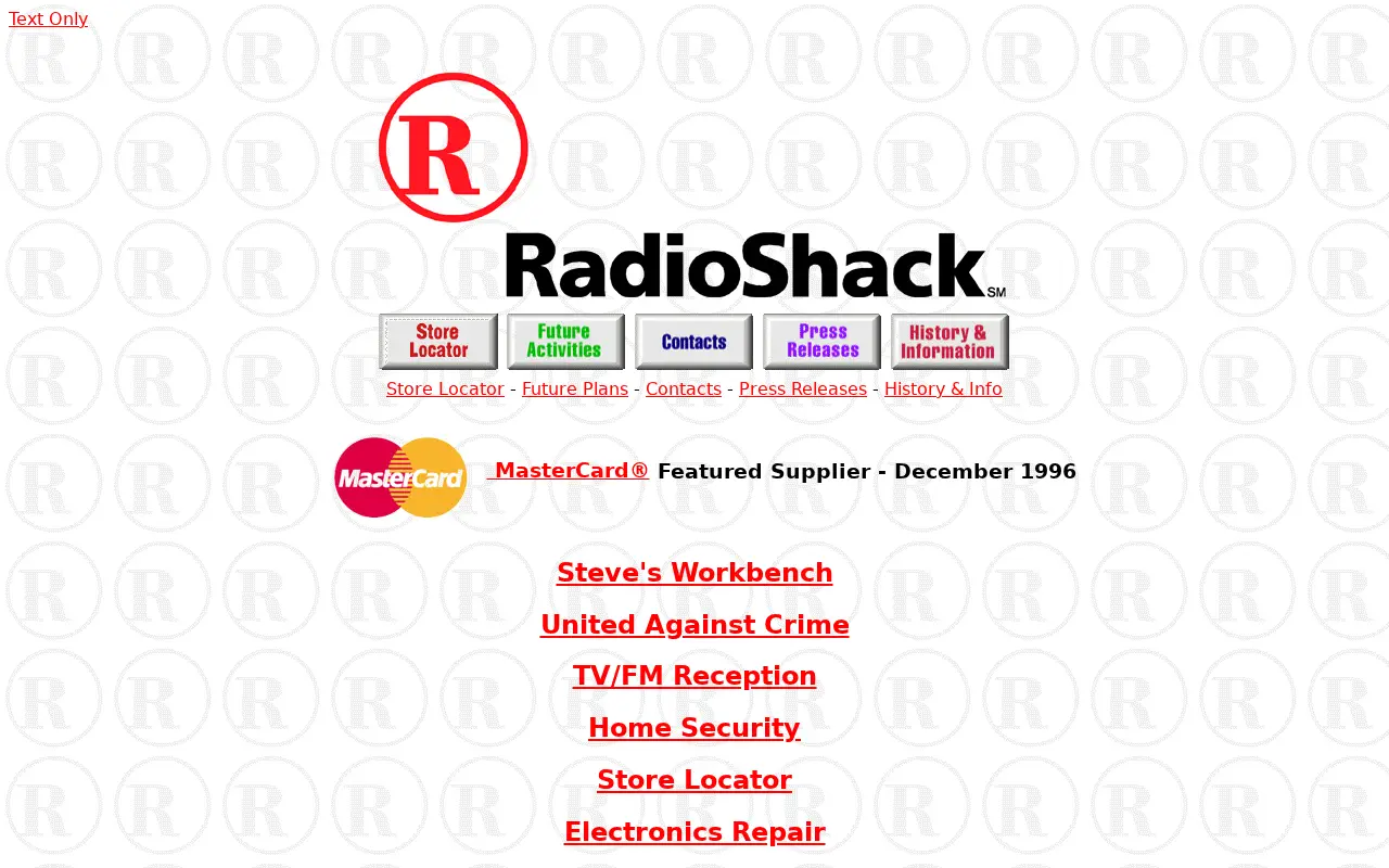 radioshack.com in 1996