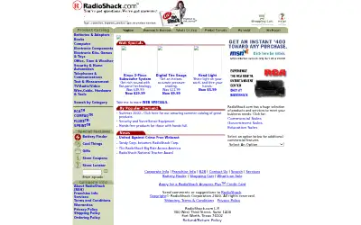 radioshack.com in 2000