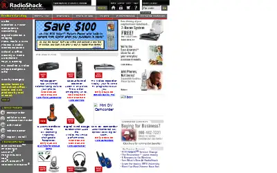 radioshack.com in 2003