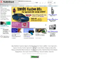 radioshack.com in 2004