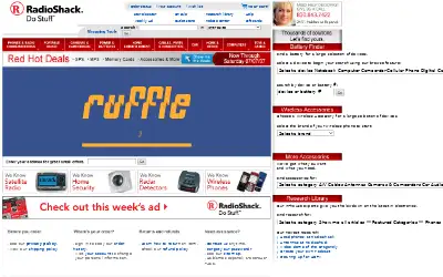 radioshack.com in 2007