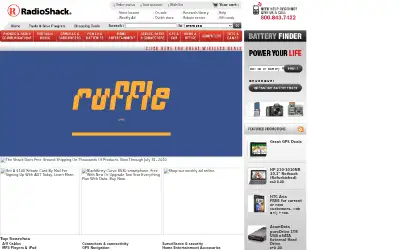 radioshack.com in 2010