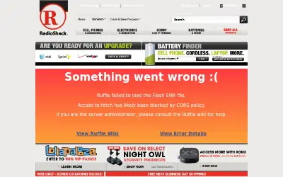 radioshack.com in 2012