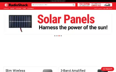radioshack.com in 2018