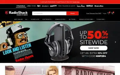 radioshack.com in 2022