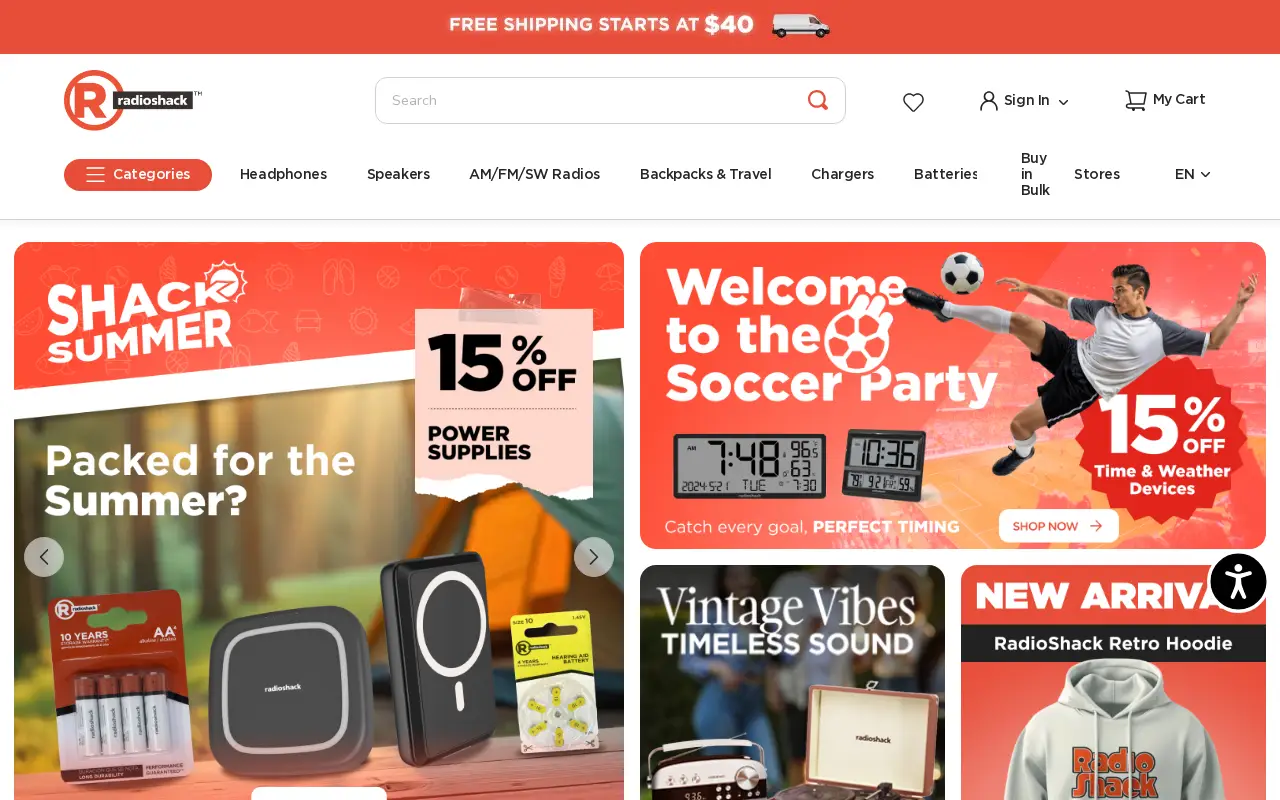 radioshack.com in 2025