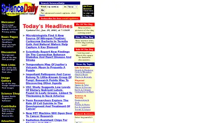 sciencedaily.com in 2001