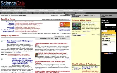 sciencedaily.com in 2007